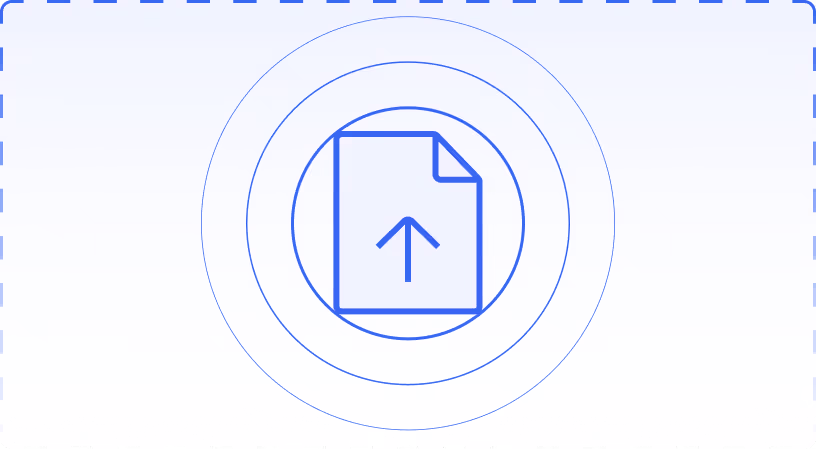 Upload you data illustration